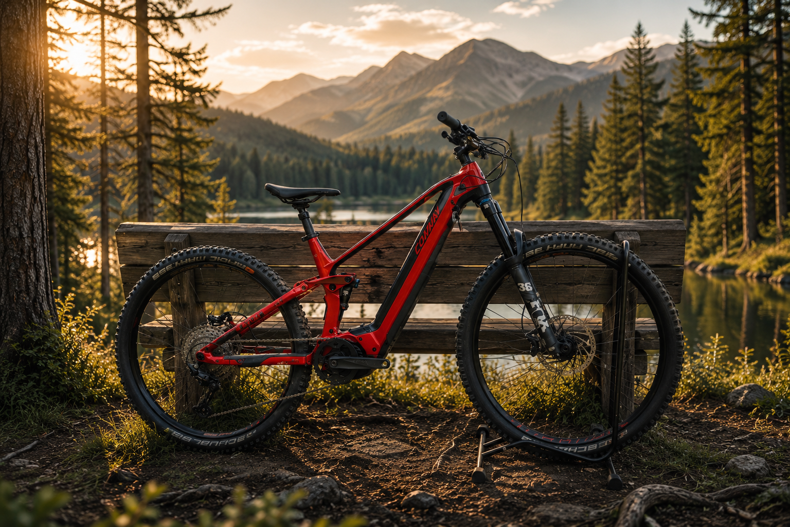 Conway 29" Fully E-Bike – KI-generiertes Bild
