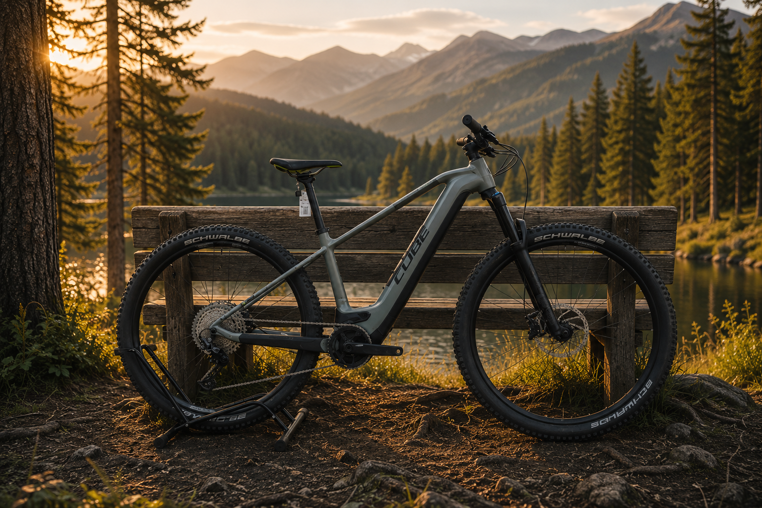 Cube 29" Hardtail E-Bike – KI-generiertes Bild